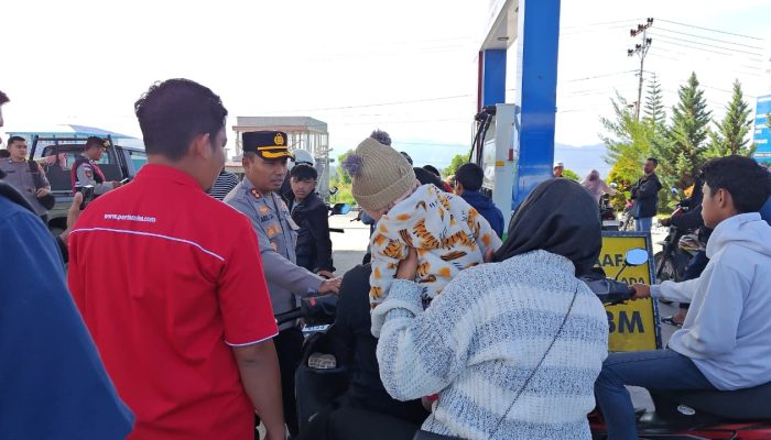 Respons Isu Buying, Kapolres Bener Meriah Cek Langsung Ketersediaan BBM dan Pastikan Stok Aman