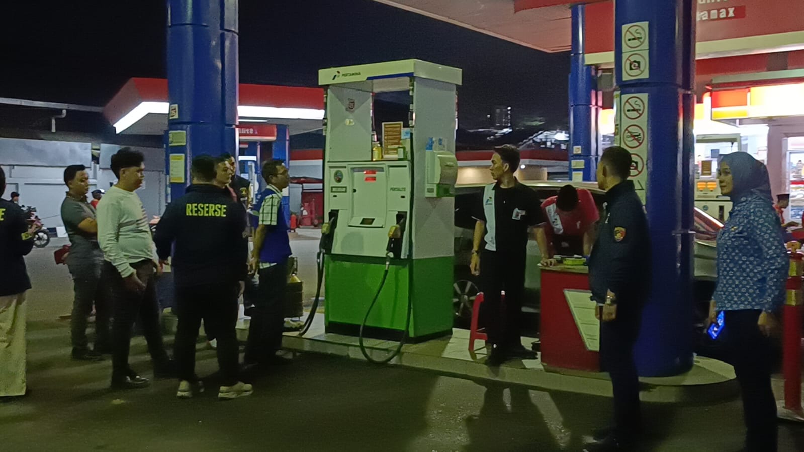 Subdit 1 Indagsi Ditreskrimsus Polda Sumsel, Sidak Uji Tera Nozzle SPBU
