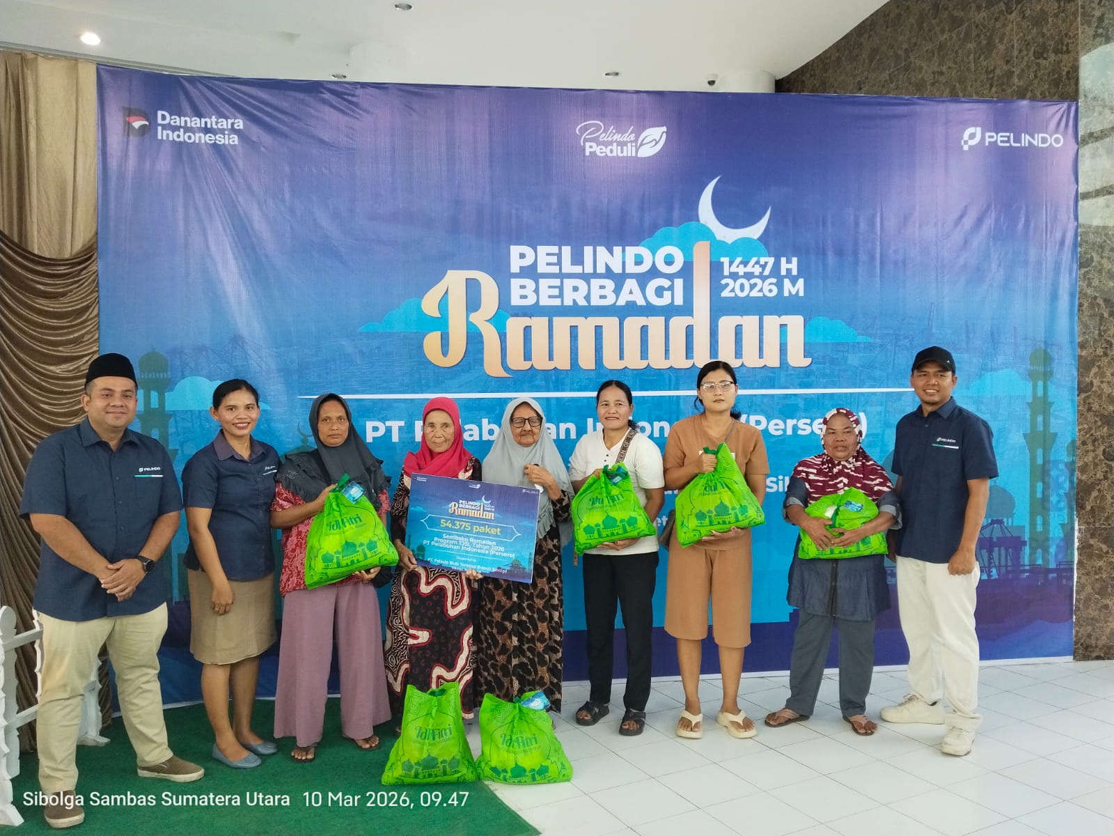 Pelindo Multi Terminal Branch Sibolga Gelar Program “Pelindo Berbagi Ramadhan 2026”
