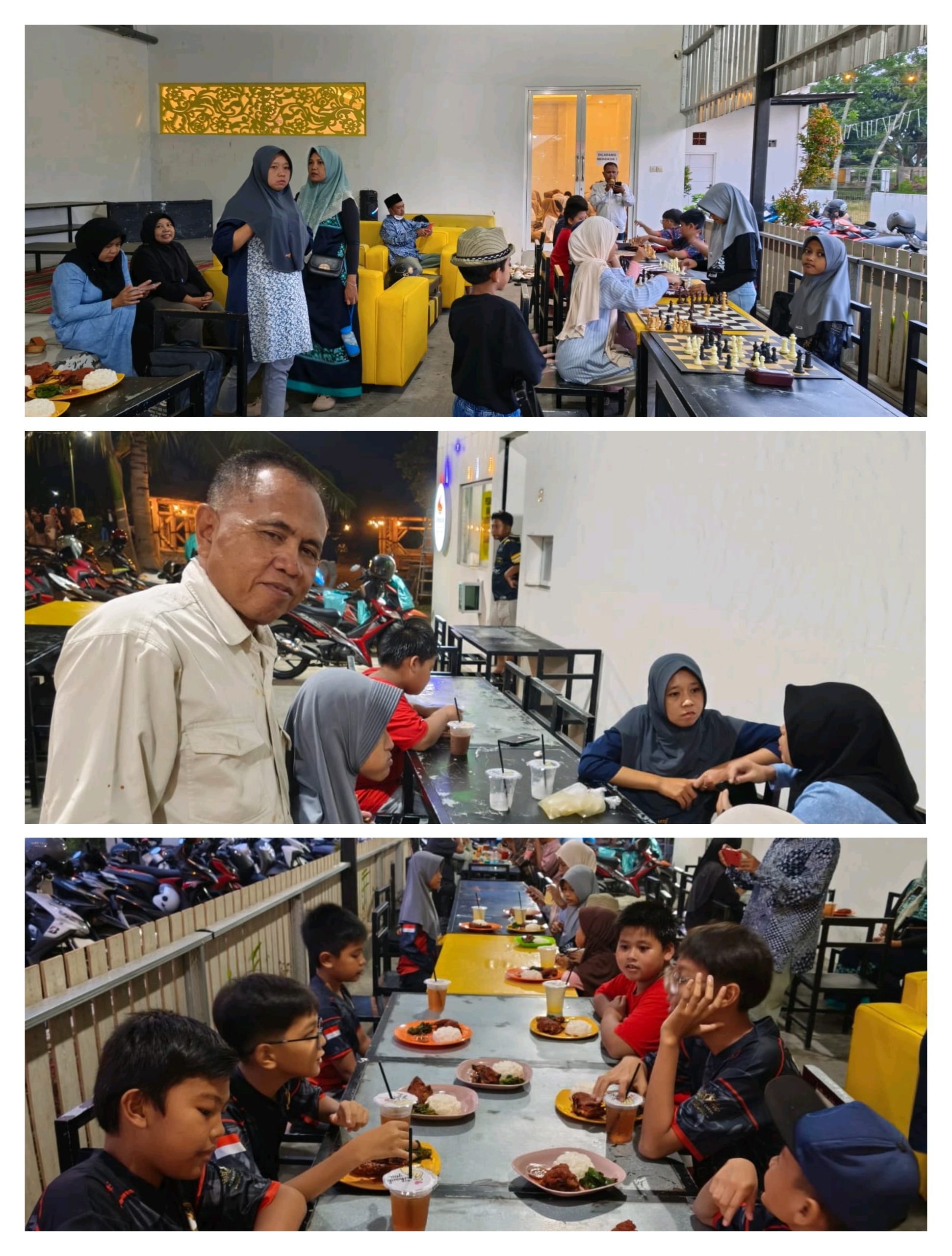 Pembinaan Pecatur Muda Berlanjut di Ramadan, Klub Kuda Putih Junior Lumajang Gelar Blitz Chess dan Buka Puasa Bersama