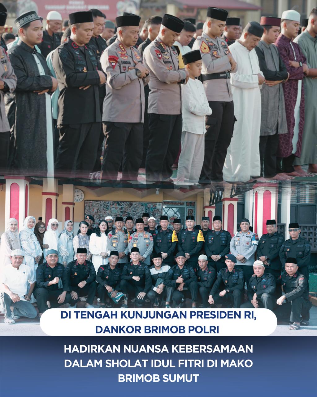 Dankorbrimob Polri Hadirkan Hangatnya Kebersamaan Idulfitri di Mako Brimob Sumut