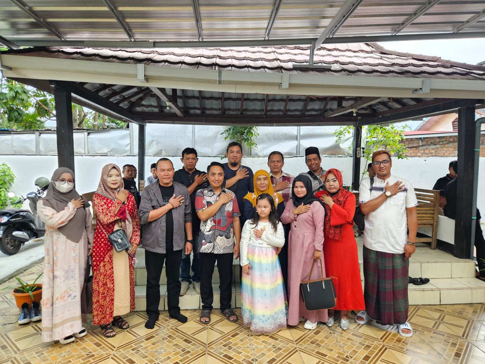 Open House Lebaran 1447 H, Dir Intelkam Polda Sumsel Sambut Kedatangan Puluhan Awak Media