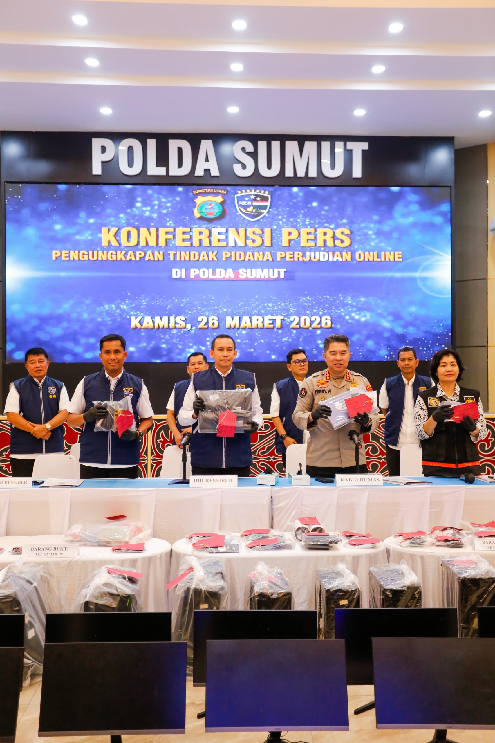 Ditressiber Polda Sumut Ungkap Modus Judi Online di Apartemen Medan, Promosi Lewat WhatsApp hingga Instagram