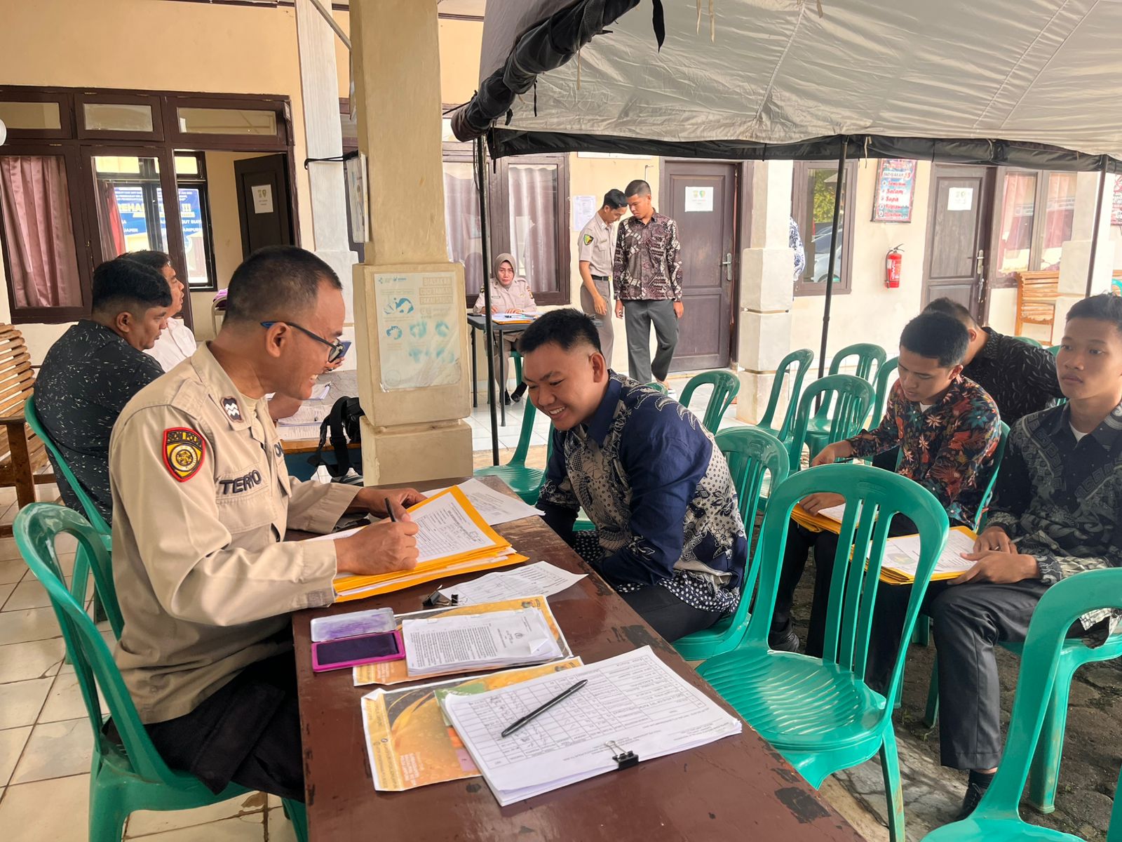 Animo Pendaftaran Polri Terpadu 2026 Di Polres Lampung Utara Capai 268 Pesreta