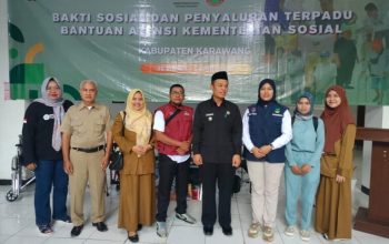 Anggaran Rp487,2 juta, Ratusan Warga Terima Bantuan Terpadu Kemensos RI di Cikampek