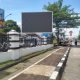 Penampakan Videotron Kantor Samsat Cinere Depok Tidak Berfungsi