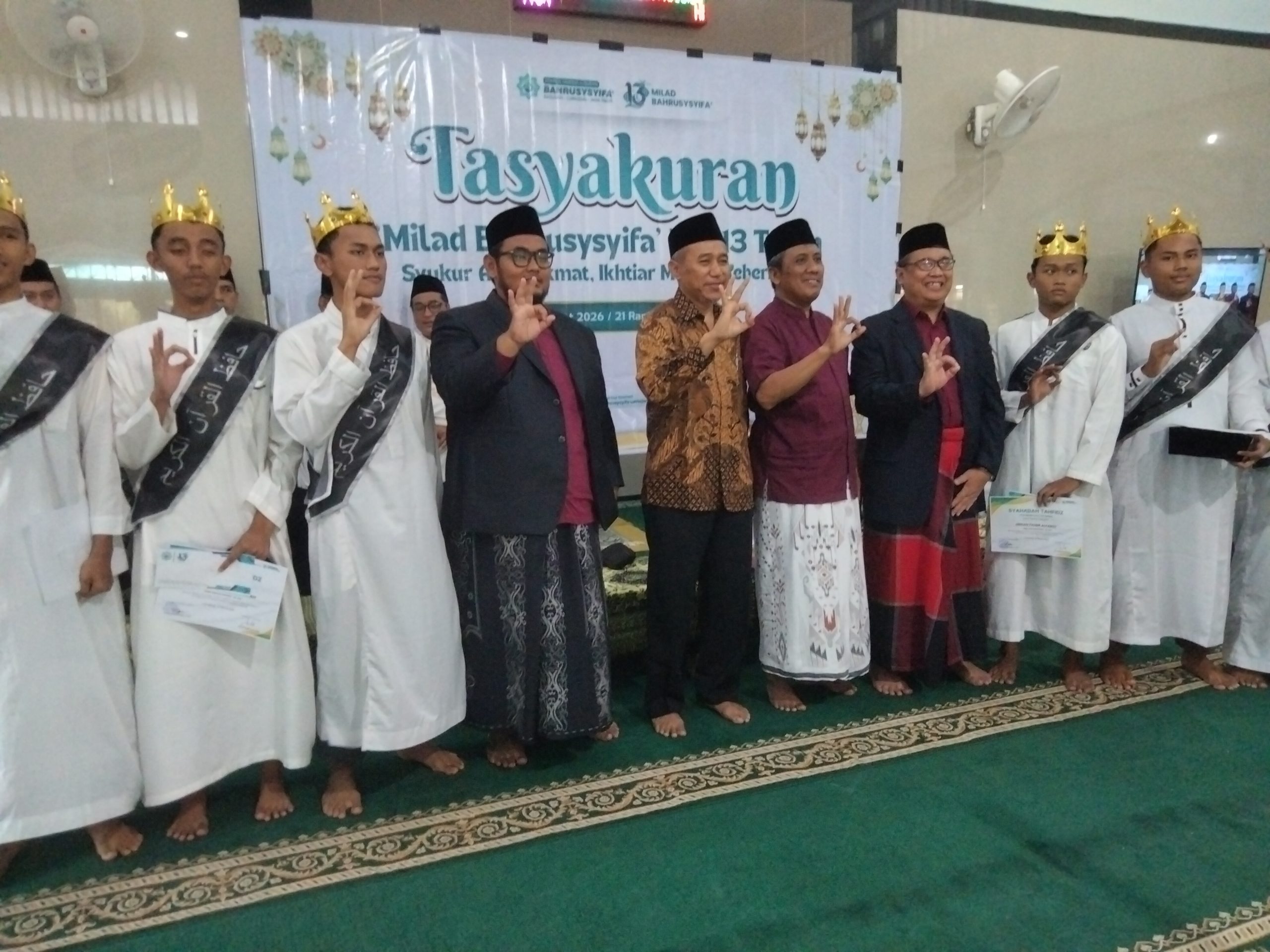 Milad ke-13 Yayasan Bahrusyifa, Delapan Santri Khatam 30 Juz Al-Qur’a