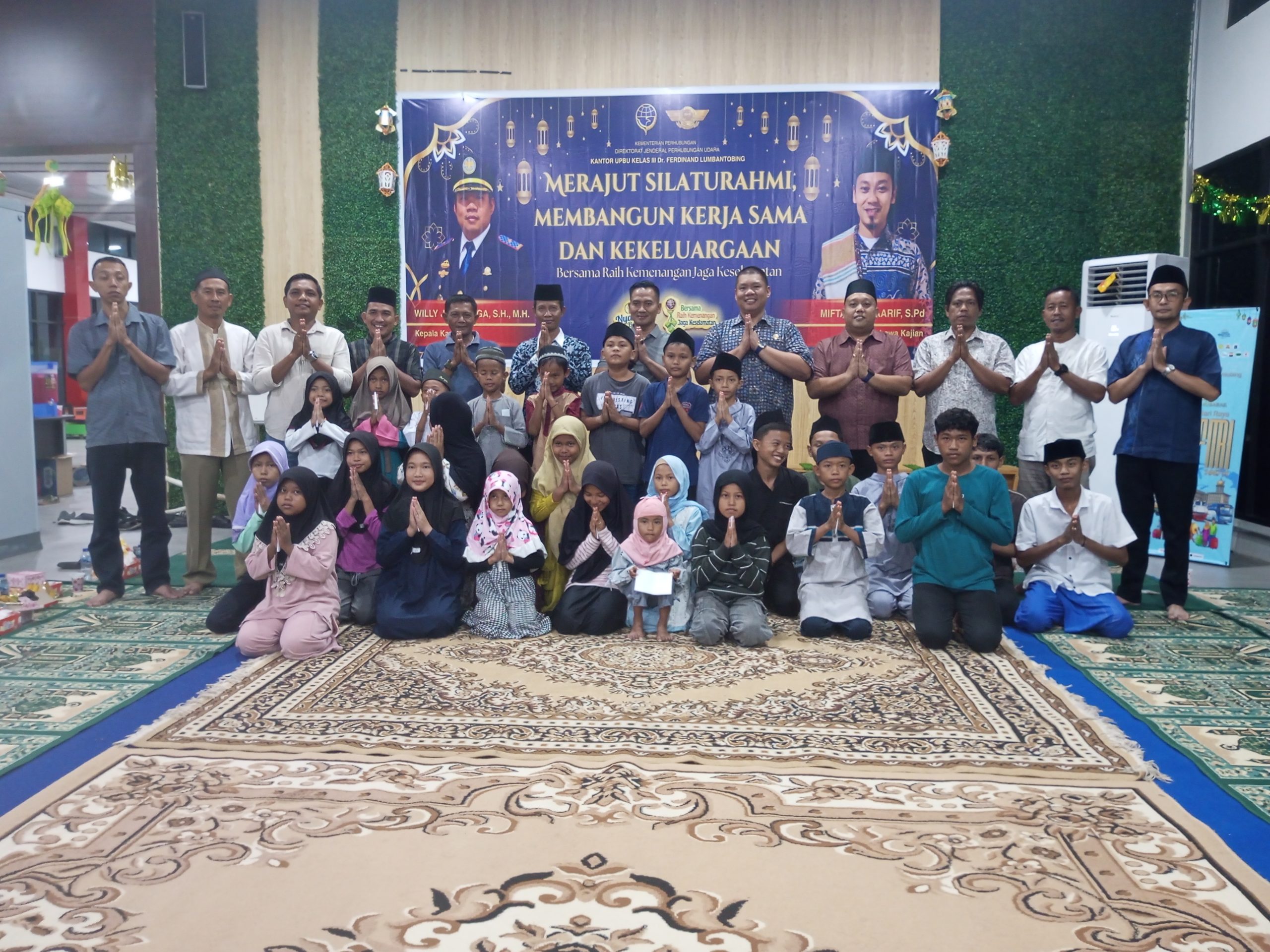 Momentum Ramadan, Bandara Dr. Ferdinand Lumban Tobing Gelar Buka Puasa Bersama dan Berbagi dengan Anak Yatim