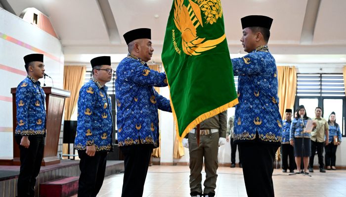 Pj Sekdaprov Sumut Kukuhkan Pengurus Korpri Karo 2025–2030