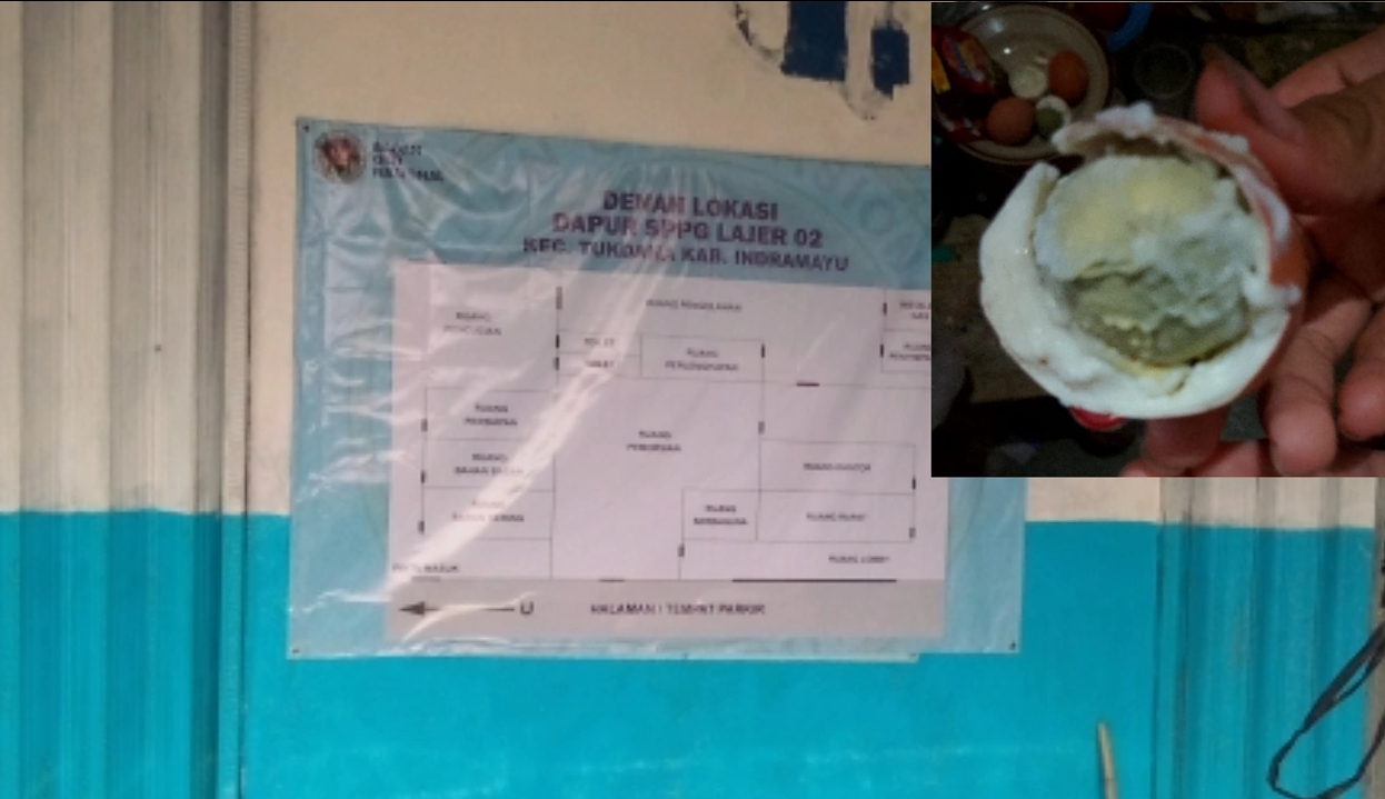 Diduga Telur Rebus Busuk Hampir Dikonsumsi Siswa SDN Lajer, Pengelola MBG Diminta Bertanggung Jawab