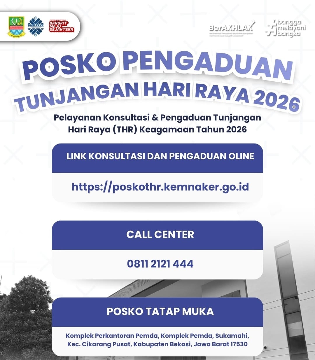 Pemkab Bekasi Buka Posko Pengaduan THR hingga 27 Maret 2026
