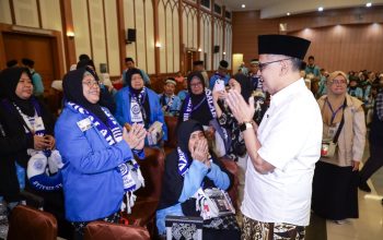 Perdana, Menhaj Lepas 391 Jemaah Calon Haji Melalui Embarkasi Jakarta-Pondok Gede