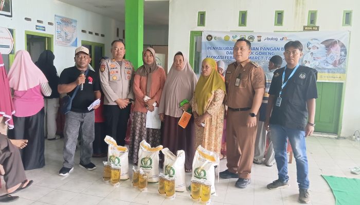 Bantuan Pangan Beras dan Minyak Goreng Disalurkan di Desa Jetis, Penerima Manfaat Bertambah Jadi 973 KPM