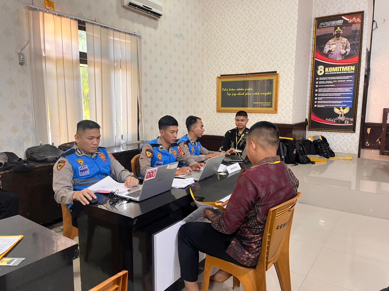 Polres Lampung Utara Laksanakan Rikmin Awal Pabanrim ,Junjung Transparansi Seleksi Angota Polri