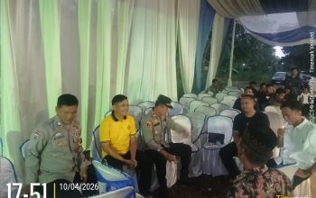 Polsek Kotabumi Utara Berikan Himbauan Pada Acara Khitanan, Cegah Hiburan Orgen Tungal Hinga Malam Hari