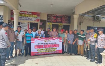 Apel Sabuk Kamtibmas, Polsek Abung Selatan Libatkan Warga Perkuat Keamanan Lingkungan