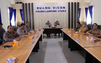 Antisipasi El Nino, Polres Lampung Utara Gelar  Rakor Bersama Intansi Terkait