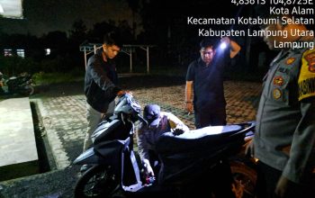 Respon Cepat Laporan 110, Polisi Gagalkan  Percobaan  Pencurian Kabel Di Kotabumi Selatan