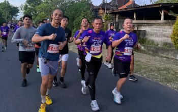 Kapolda Lampung Pimpin Ratusan Personel  Dan Bhayangkari  Polda Lampung  Ikuti Kemala Run 2026