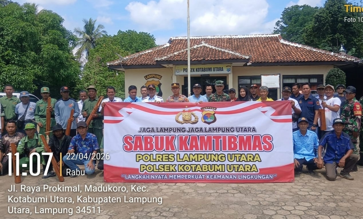 Apel Kamtibmas Di Kotabumi Utara, Perkuat Sinergi Jaga Keamanan Lingkungan