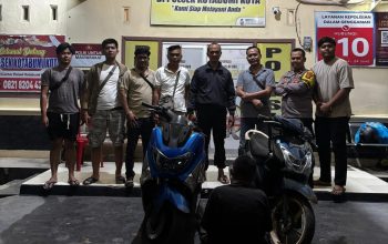 Polsek Kotabumi Kota  Ungkap Kasus Pencurian Motor Dilingkungan Pondok, Pelaku  Residivis  Diamankan