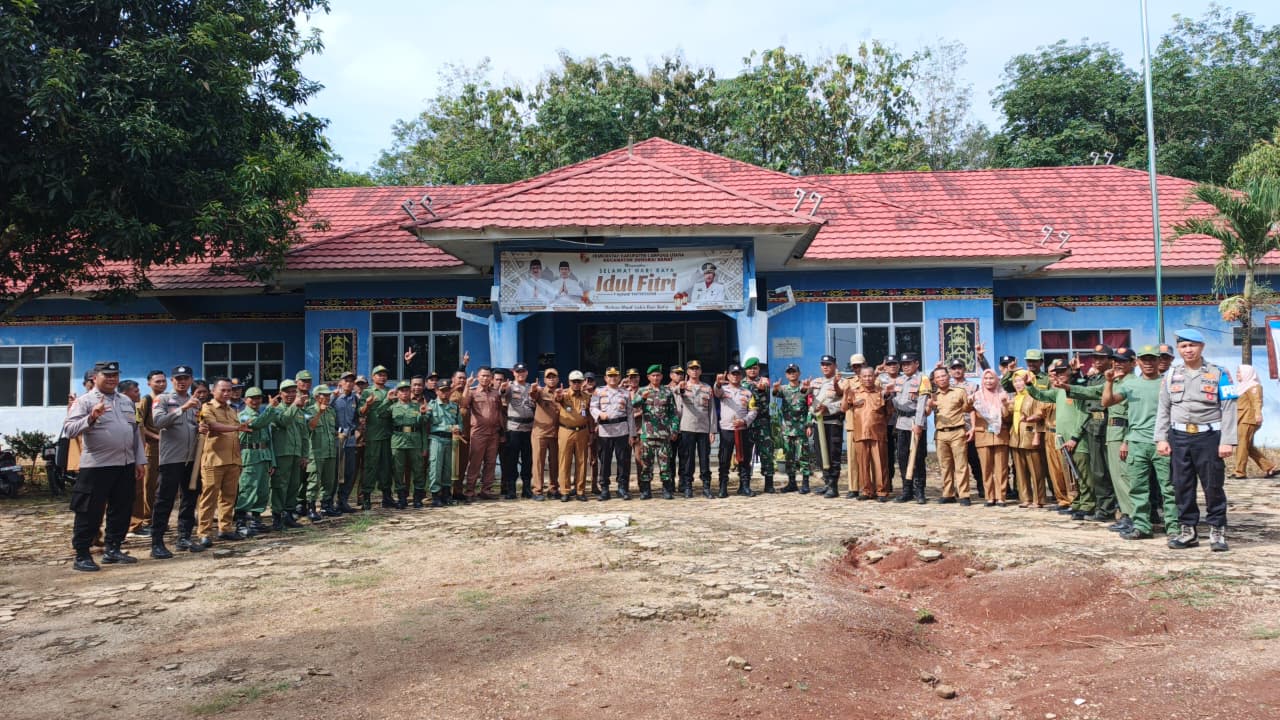 Apel Sabuk Kamtibmas Digelar Di Sungkai Barat, Perkuat Sinergi Jaga Keamanan Wilayah