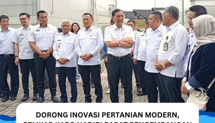 Dorong Inovasi Pertanian Modern, Pemkab Karo Hadiri Rapat Pengembangan AI di Kawasan Danau Toba
