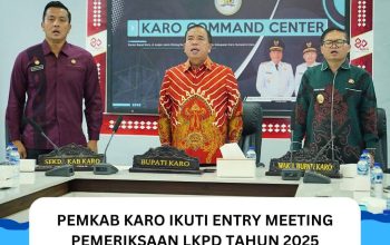 Pemkab Karo Ikuti Entry Meeting Pemeriksaan LKPD Tahun 2025 Bersama BPK RI