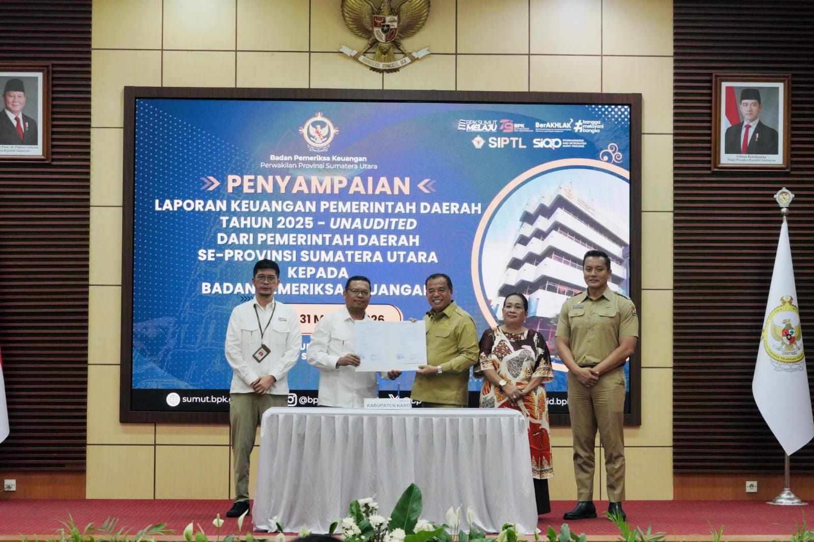 BPK Perwakilan Sumut Terima LKPD Unaudited TA 2025: Dorong Transparansi dan Akuntabilitas Daerah