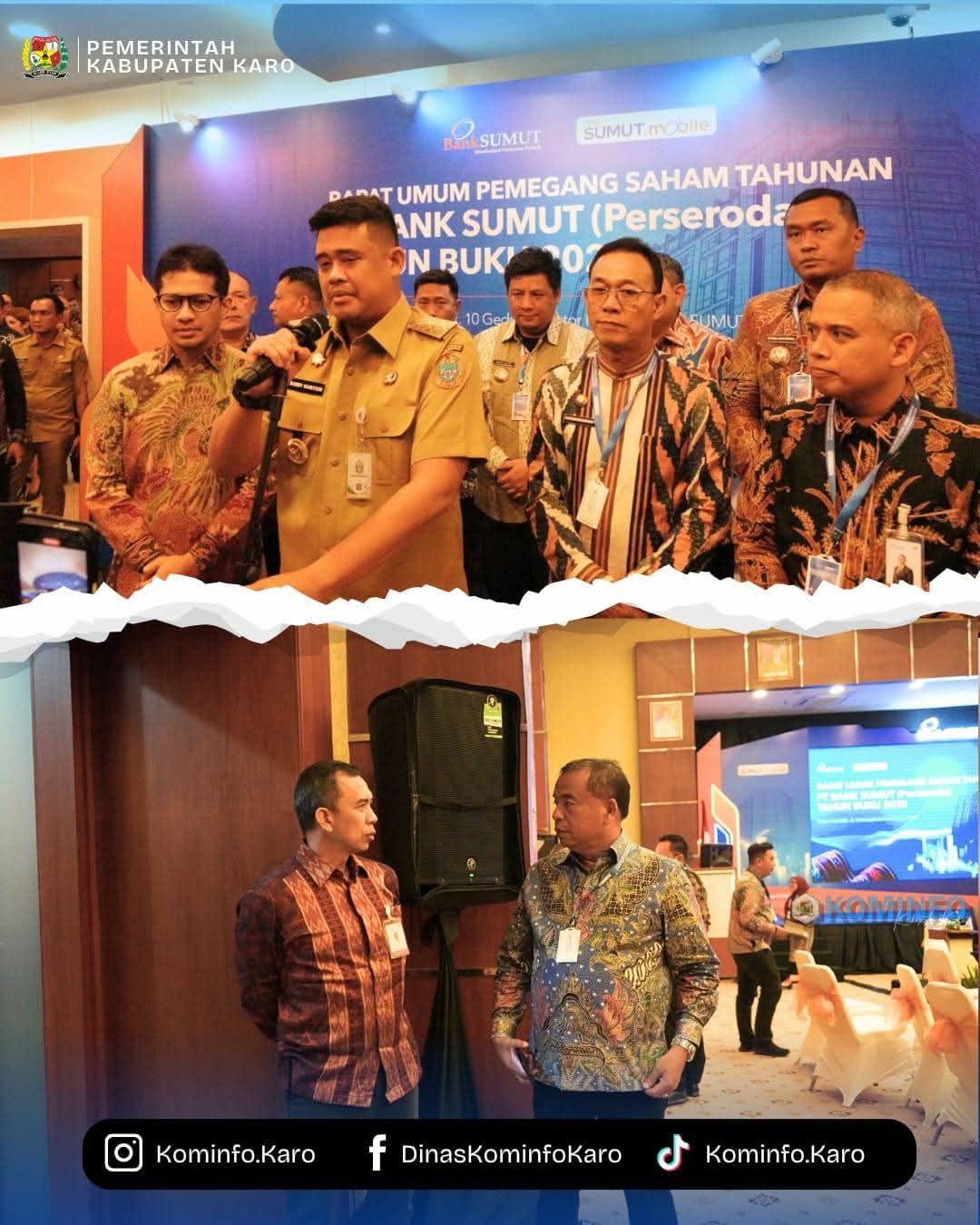 Perkuat Sinergi Pembangunan Daerah, Bupati Karo Hadiri RUPS Tahunan PT Bank Sumut Perkuat Sinergi Pembangunan Daerah, Bupati Karo Hadiri RUPS Tahunan PT Bank Sumut