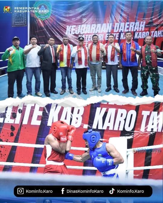 Kabupaten Karo Menjadi Tuan Rumah Kejurda Tinju Amatir Elite Pra Porprovsu Sumut 2026