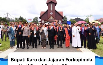 Bupati Karo dan Jajaran Forkopimda Ikuti Pawai Paskah Oikumene Kabupaten Karo Tahun 2026