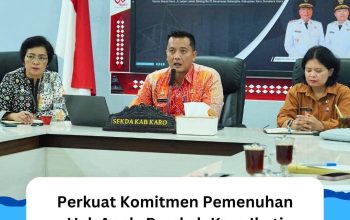Perkuat Komitmen Pemenuhan Hak Anak, Pemkab Karo Ikuti Pendampingan Evaluasi KLA