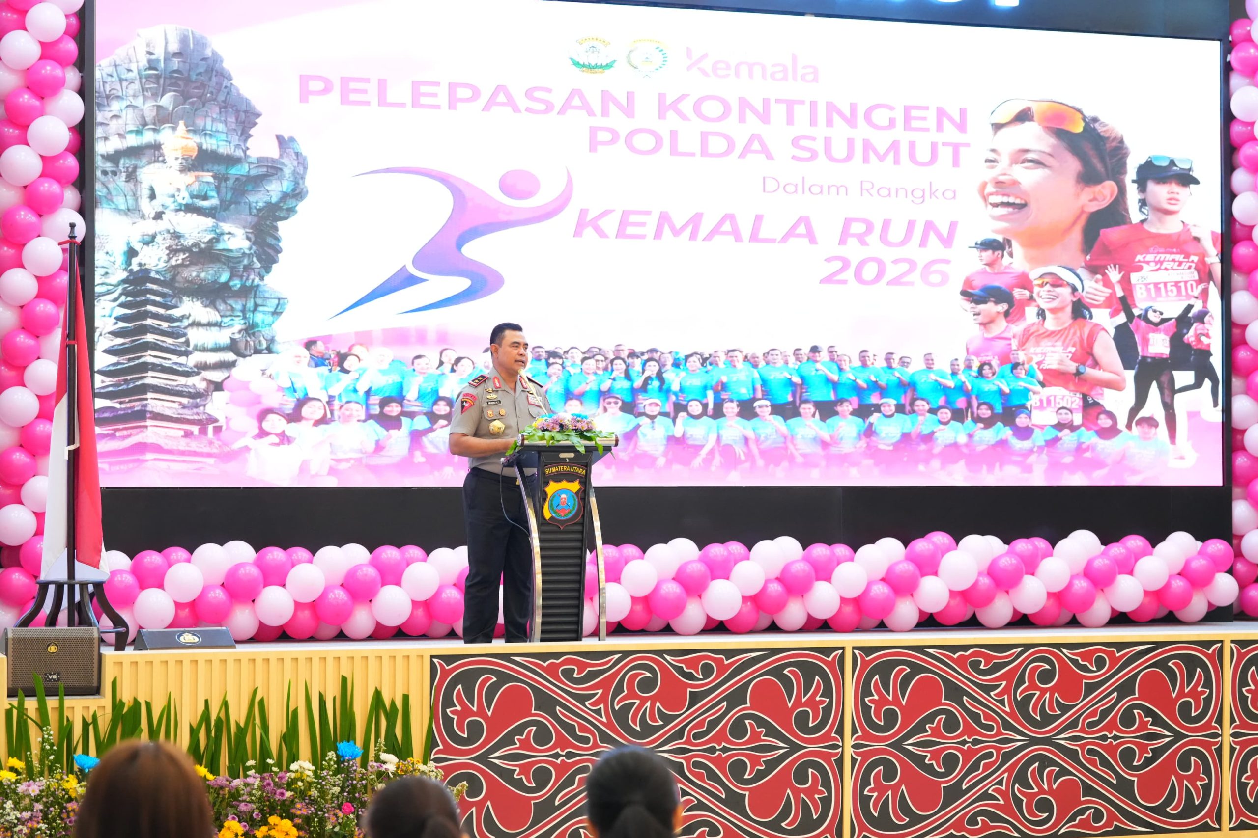 Kapolda Sumut Lepas Kontingen Kemala Run 2026 ke Bali, Tekankan Sportivitas dan Soliditas Keluarga Besar Polri