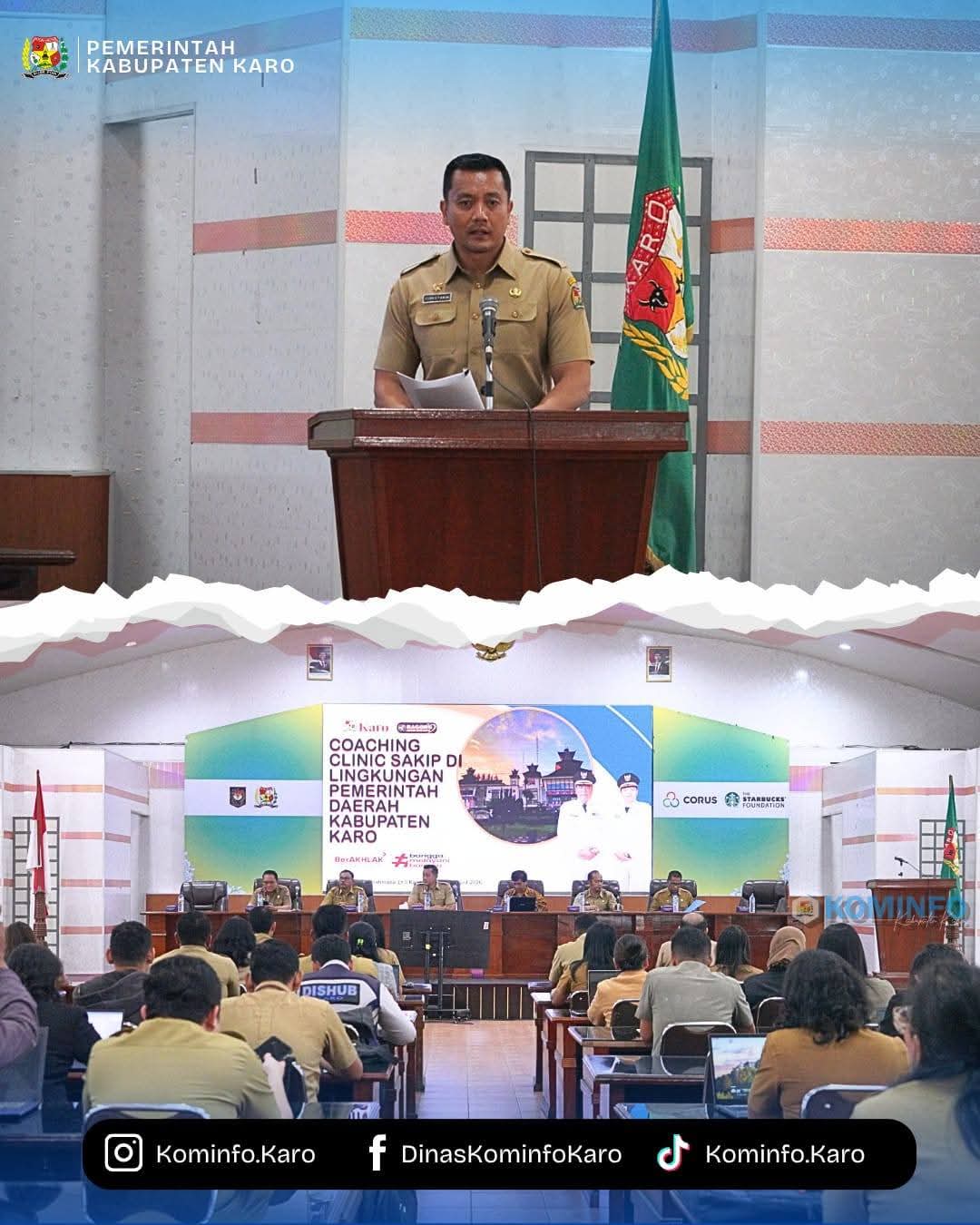 Dorong Kinerja Berorientasi Hasil, Pemkab Karo Gelar Coaching Clinic SAKIP Dorong Kinerja Berorientasi Hasil, Pemkab Karo Gelar Coaching Clinic SAKIP