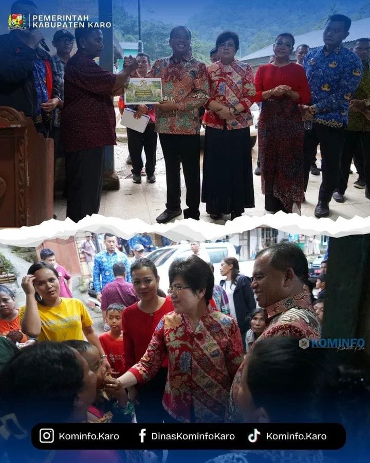 Bupati Karo Hadiri Kegiatan KKI dan PI GBKP RG Batang Serangan di GBKP Desa Mburidi, Kecamatan Kutabuluh