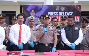 Polres Karo Tuntaskan Puluhan Kasus dalam 100 Hari, Kapolres : “Kami Tidak Bisa Bekerja Sendiri”