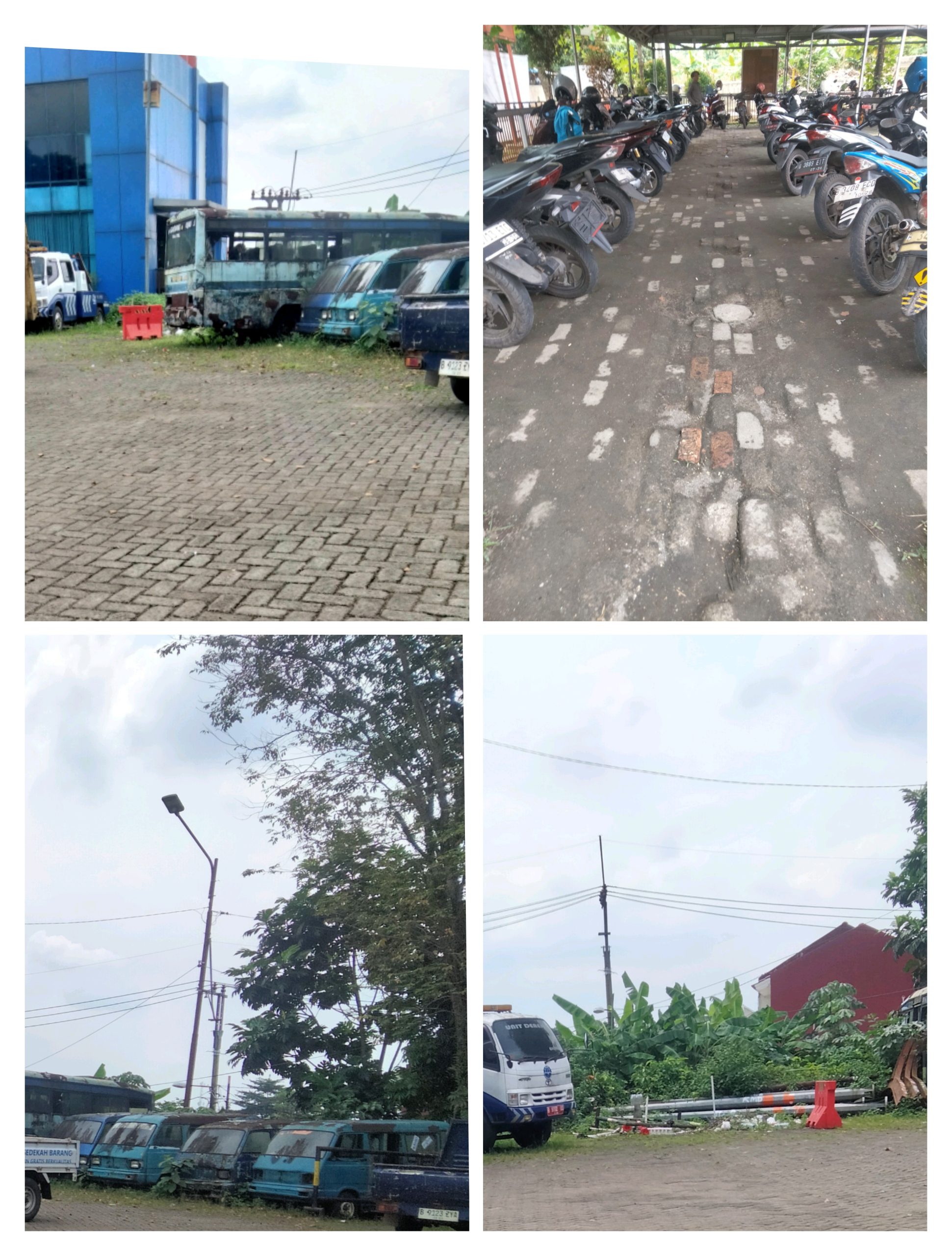 Tak Jauh Dari Kediaman Rumah Walikota Depok, Halaman Kantor Dinas Perhubungan Memperhatikan