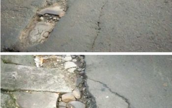 Kondisi Jalan dan Saluran Air Drainase di Rawajati Barat Jaksel Rusak