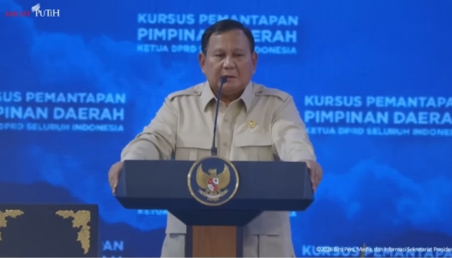 Pidato Presiden Prabowo saat Retreat DPRD, Minta Maaf Ke Wartawan Tidak Berkenankan Diliput
