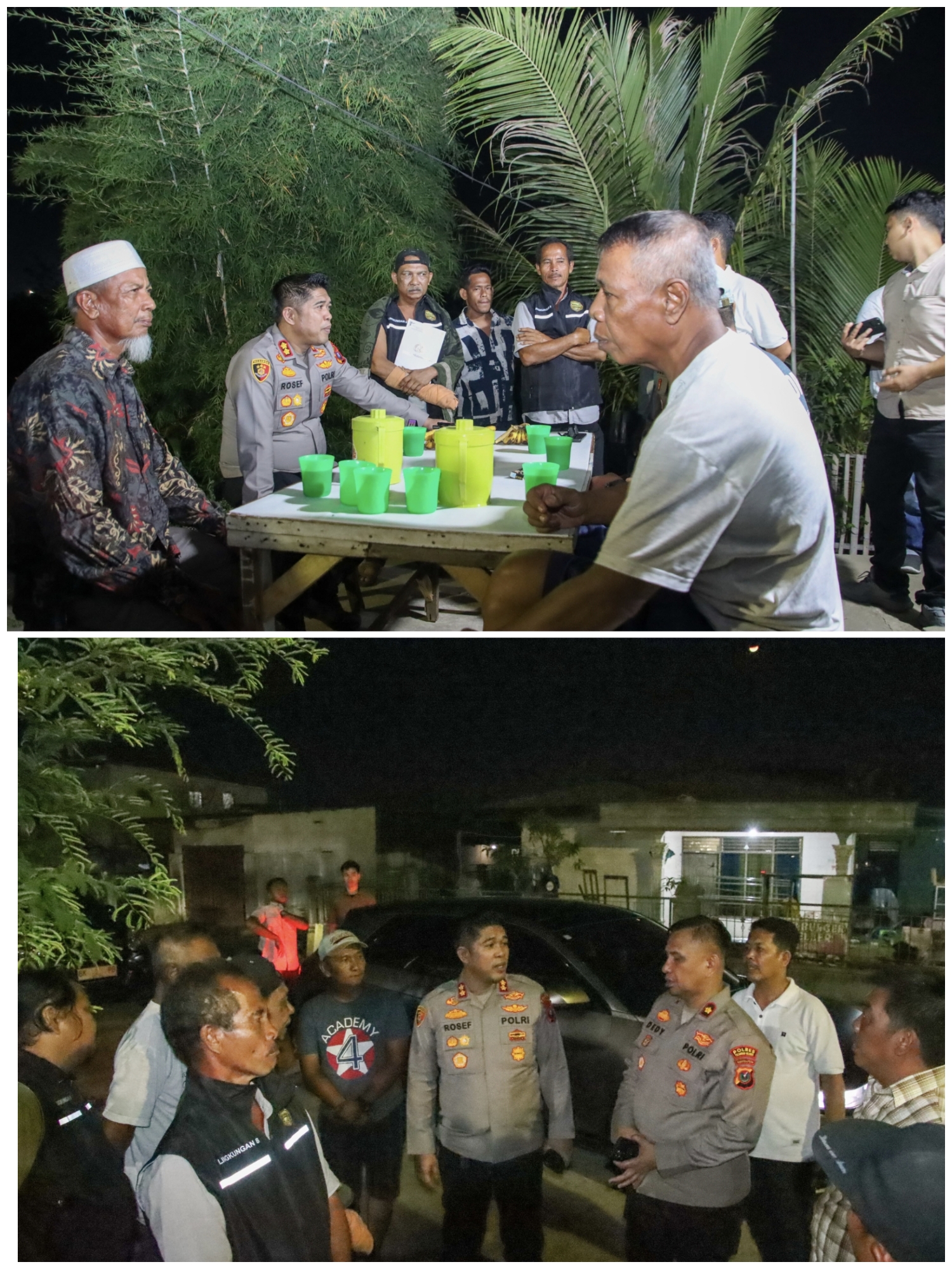 Kapolres Pelabuhan Belawan Silaturahmi dengan Tokoh Masyarakat dan Pemuda Mitra Kamtibmas