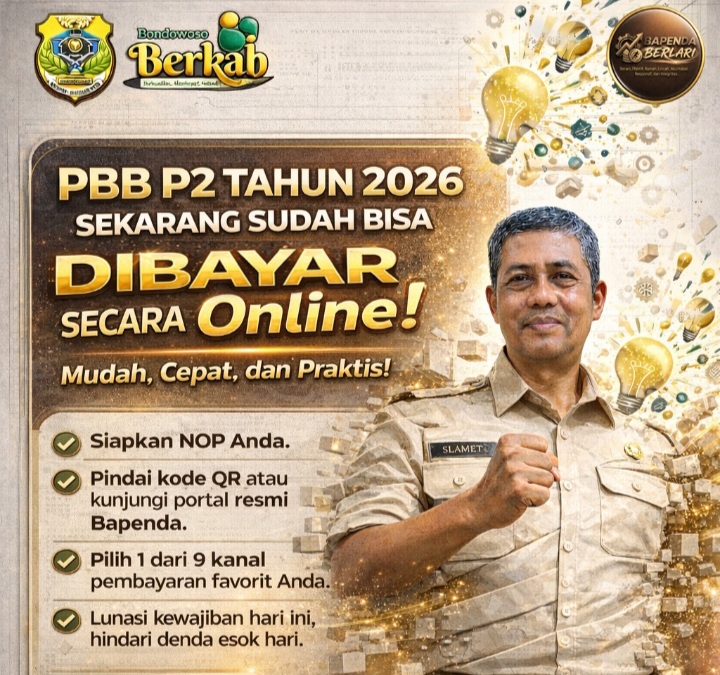 Bapenda Bondowoso Resmi Terapkan SPPT PBB-P2 Berbasis Digital, Tingkatkan Pelayanan dan Transparansi