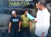 Ketua Tim PTSL Pantau Langsung Pemeriksaan Tanah di Brambang Darusalam
