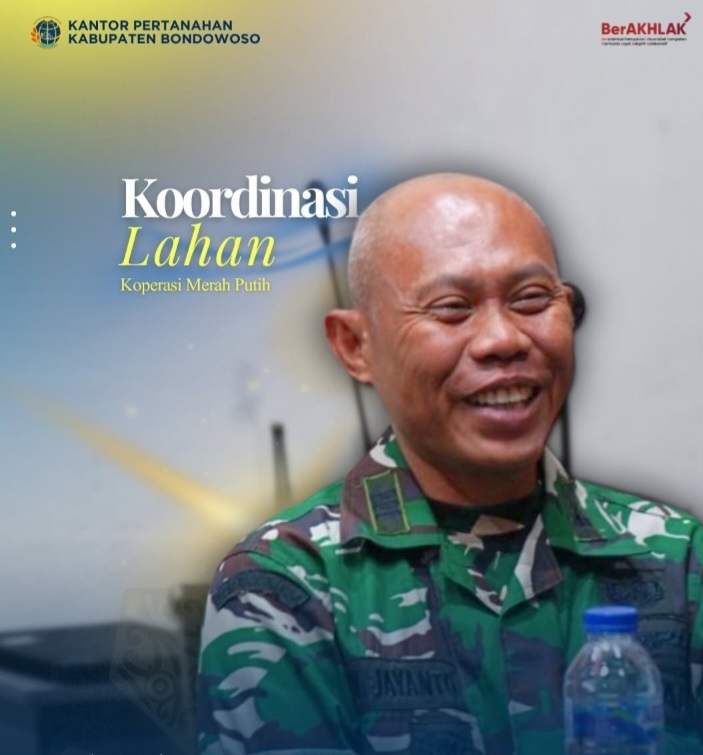 Sinergi Instansi, Kantah Bondowoso dan Kodim Koordinasikan Lahan Koperasi Merah Putih