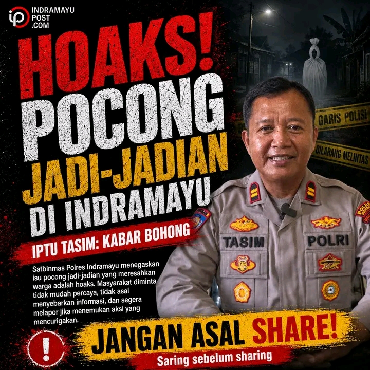 Polres Indramayu Pastikan Isu Pocong Keliling Hoaks, Warga Diminta Tidak Terprovokasi