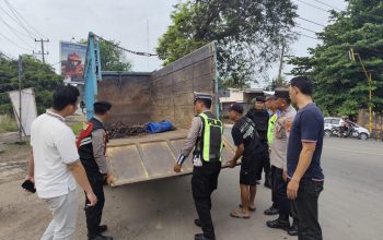 Polres Lampung Utara  Intensifkan  Razia Kendaraan Di Jalinsum