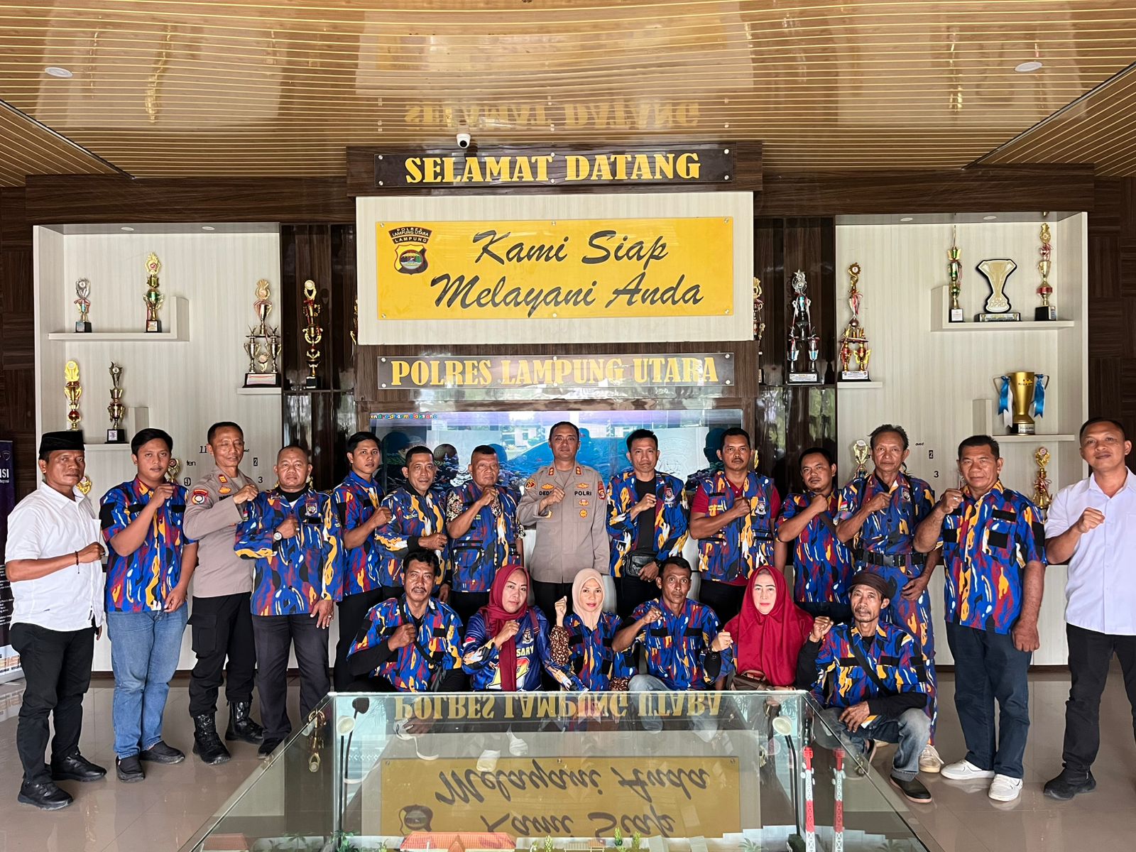 Perkuat Sinergi,Kapolres Lampung Utara Jalin Silahturahmi Bersama Perwakilan Sabuk Kamtibmas