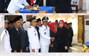Pejabat Administrator Dan Pejabat Pengawas Pemerintah  Kabupaten Lampung Utara  Di Lantik
