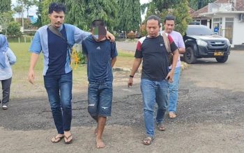 Hendak Bereaksi Kembali,DPO Pelaku Curanmor  Berhasil Diamankan  Satlantas Polres Lampung Utara  Saat Gelar Patroli Hunting