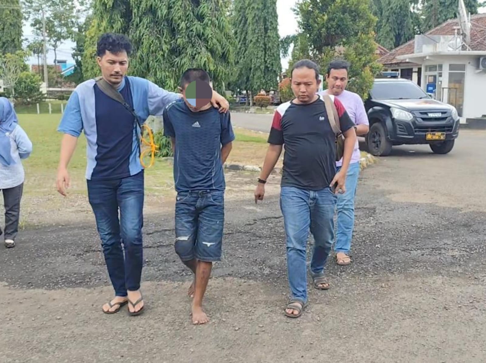 Hendak Bereaksi Kembali,DPO Pelaku Curanmor Berhasil Diamankan Satlantas Polres Lampung Utara Saat Gelar Patroli Hunting